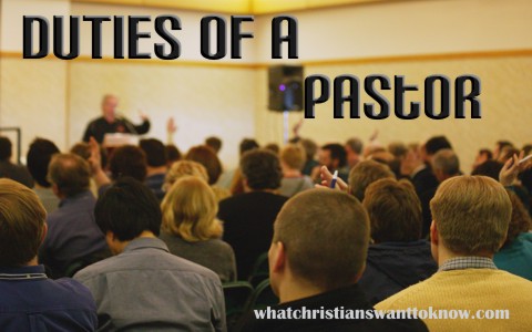 Role of a pastor