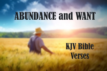 bible abundance kjv verses awesome want obedient plenty